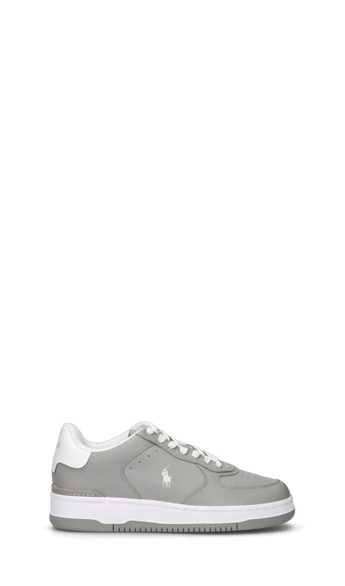 POLO SPORT Sneaker uomo grigia in pelle