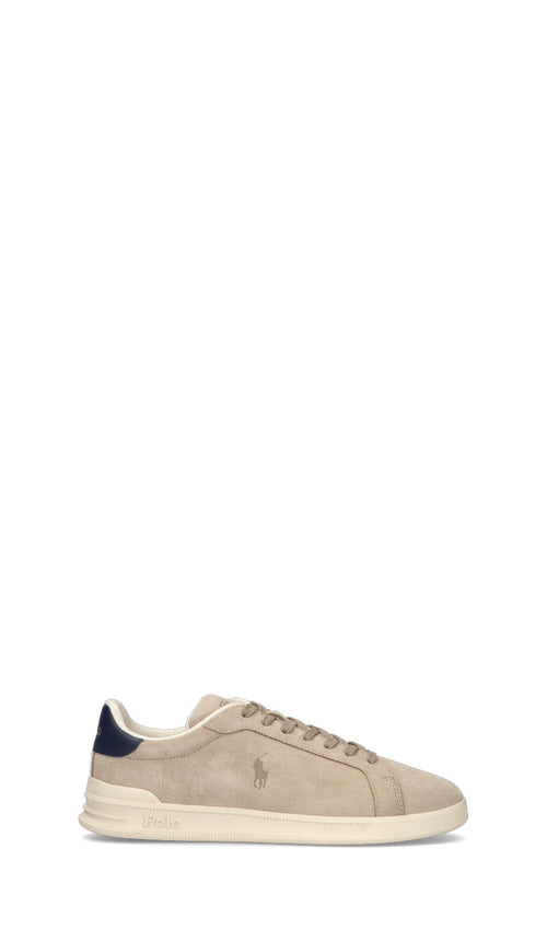 POLO SPORT Sneaker uomo grigia in suede