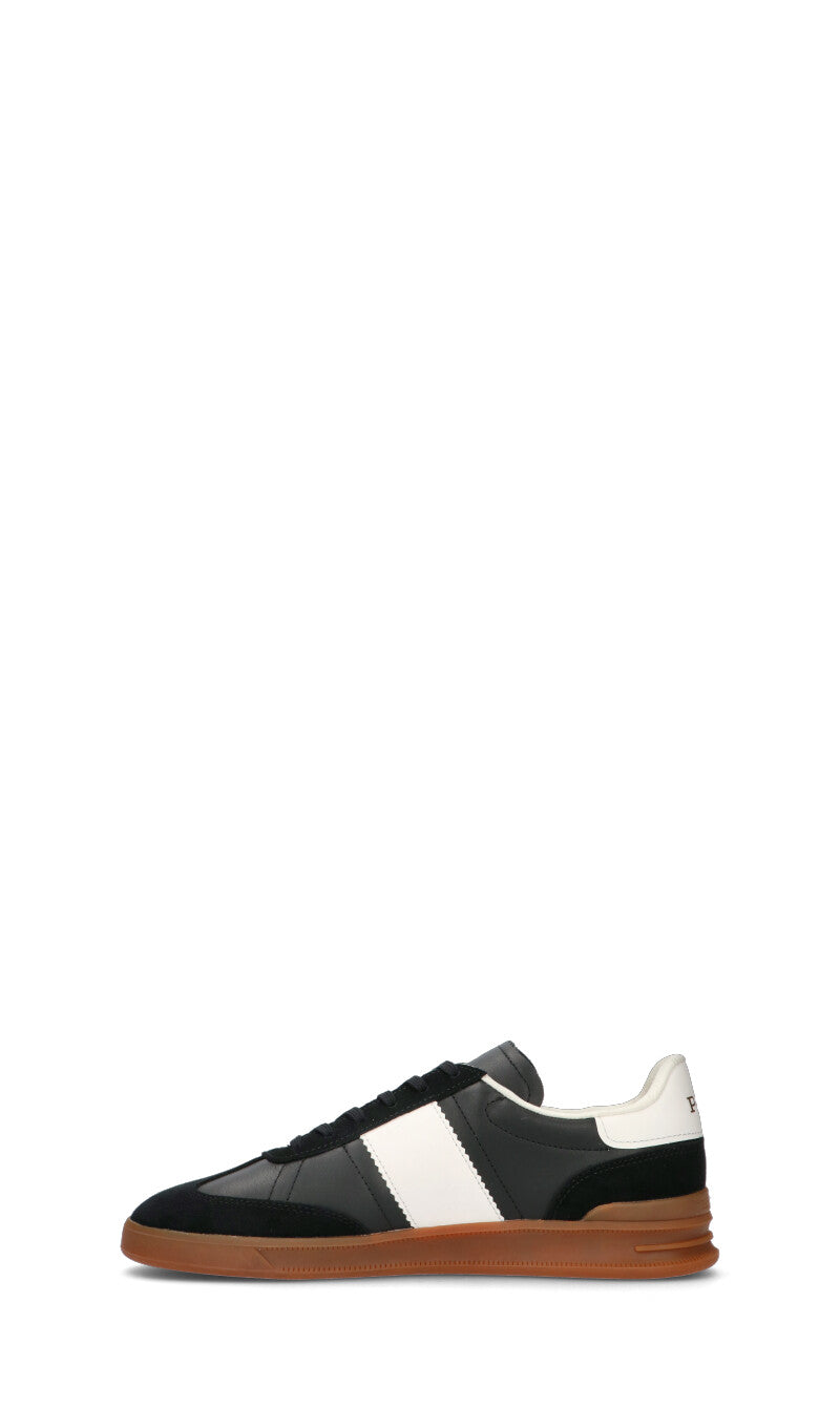 POLO SPORT Sneaker uomo nera in suede