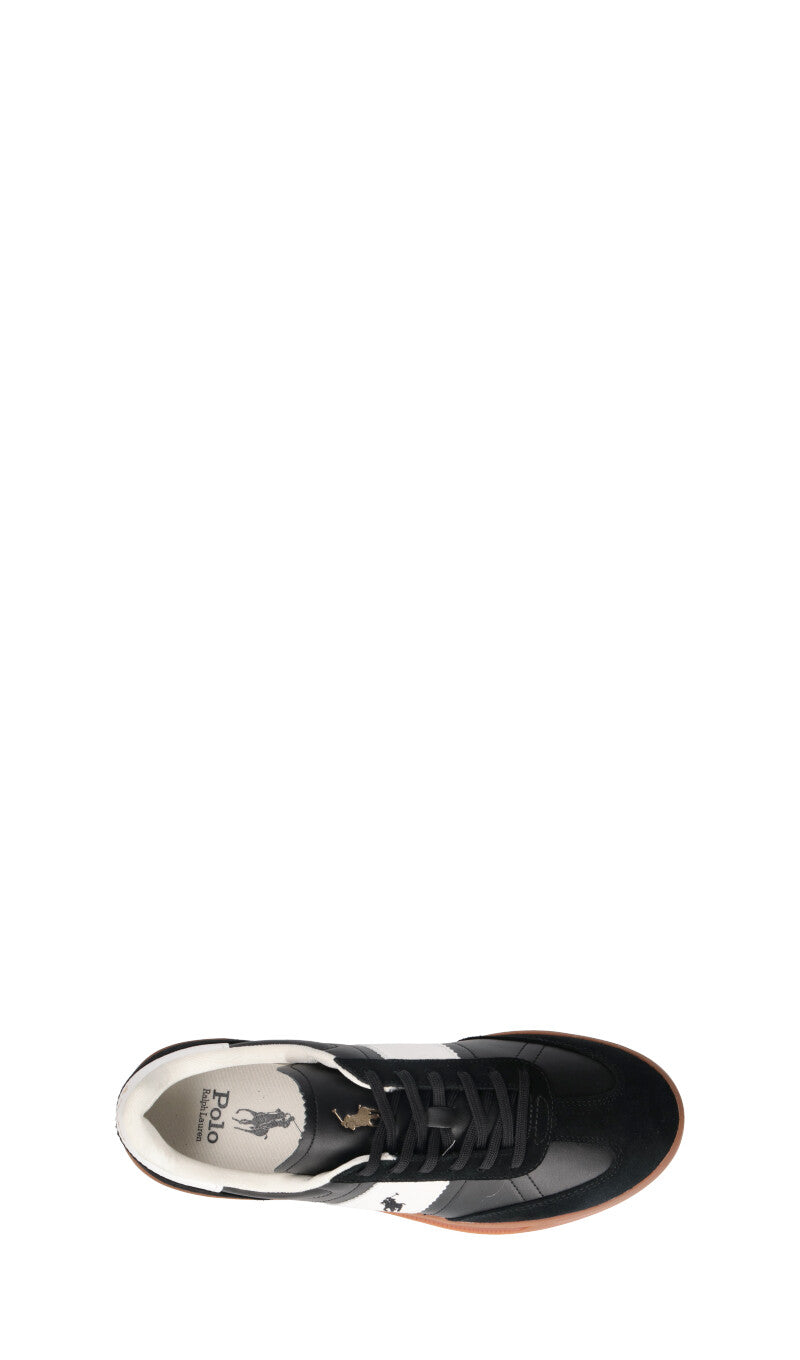 POLO SPORT Sneaker uomo nera in suede