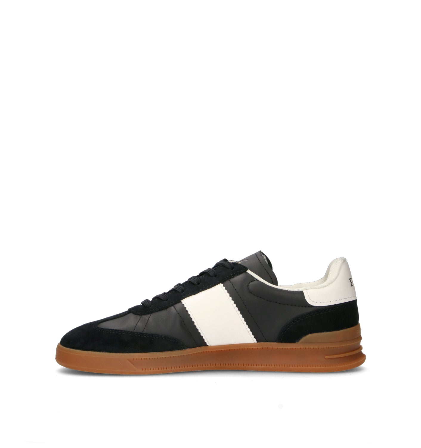 POLO SPORT Sneaker donna nera in pelle