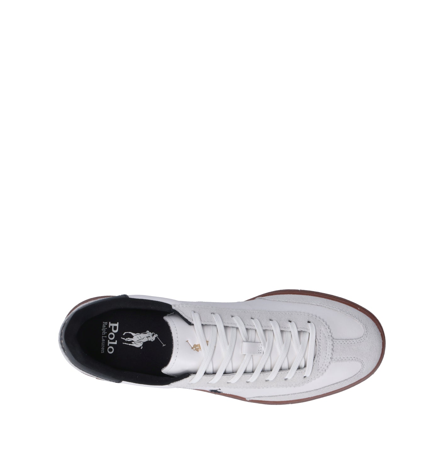 POLO SPORT Sneaker donna bianca in pelle