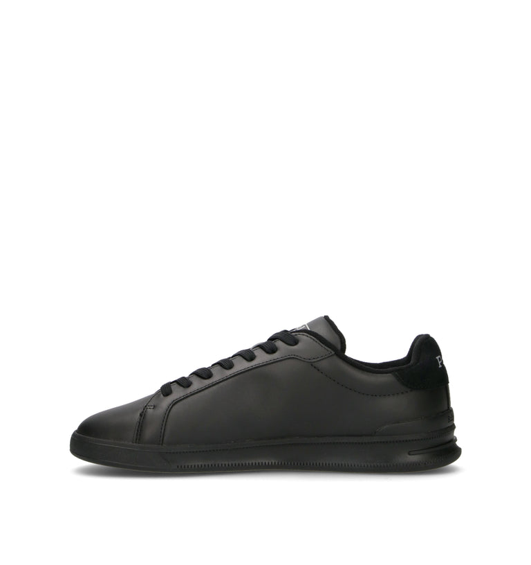 POLO SPORT Sneaker uomo nera in pelle