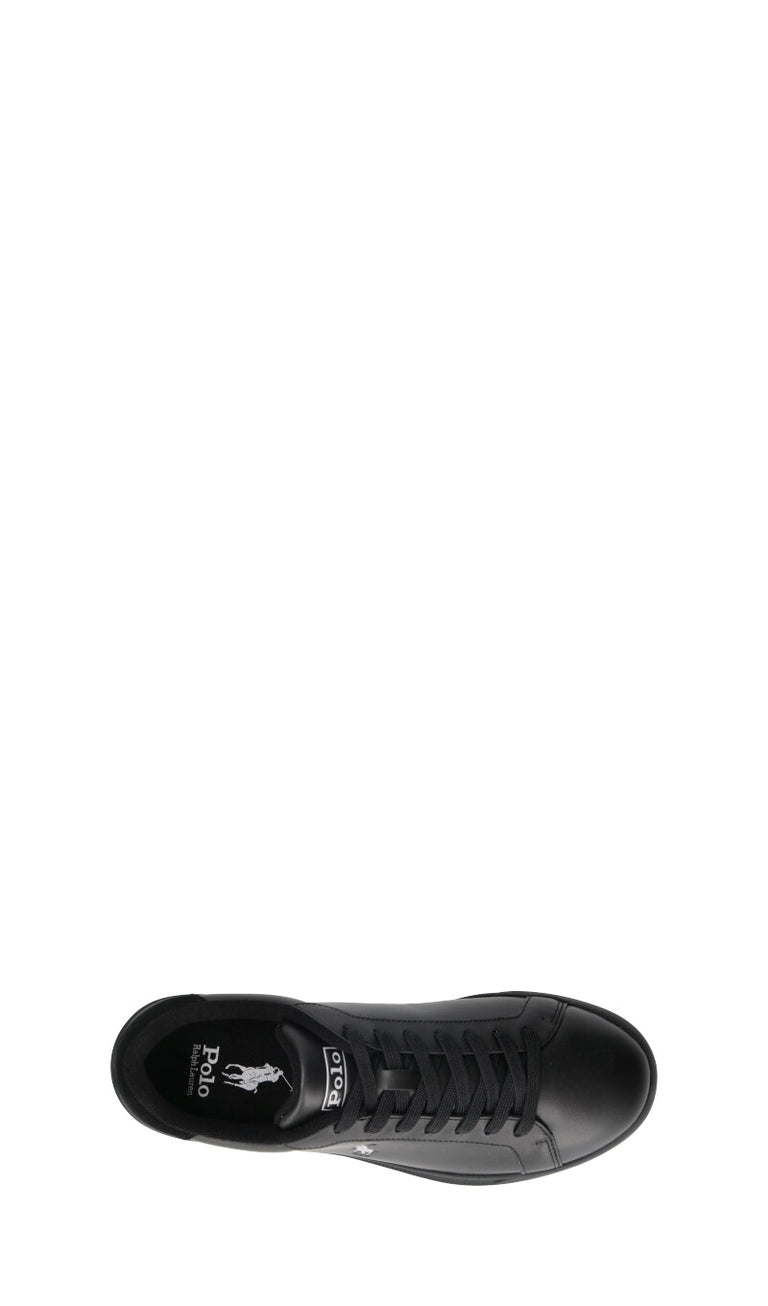 POLO SPORT Sneaker uomo nera in pelle