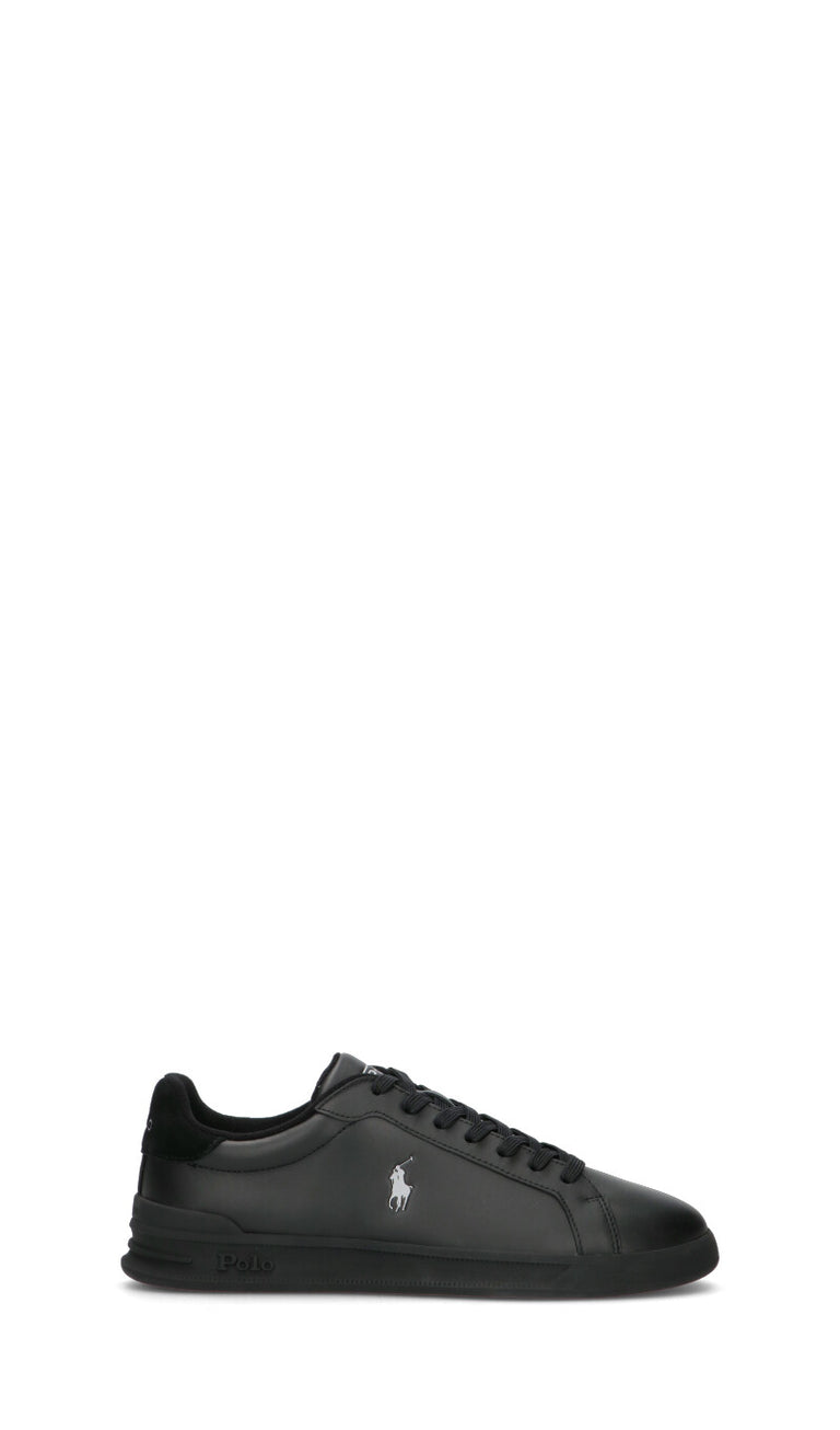 POLO SPORT Sneaker uomo nera in pelle