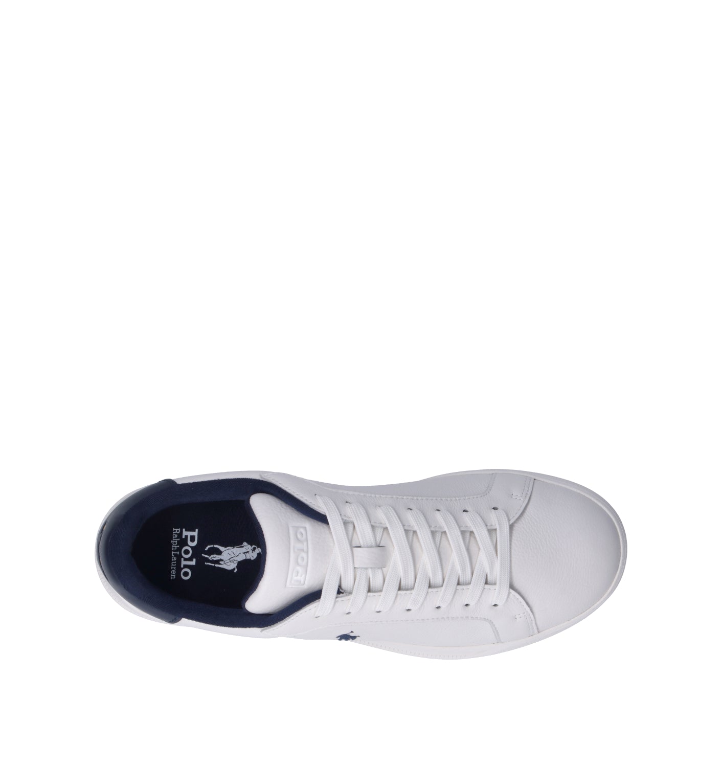 POLO SPORT Sneaker uomo bianca in pelle
