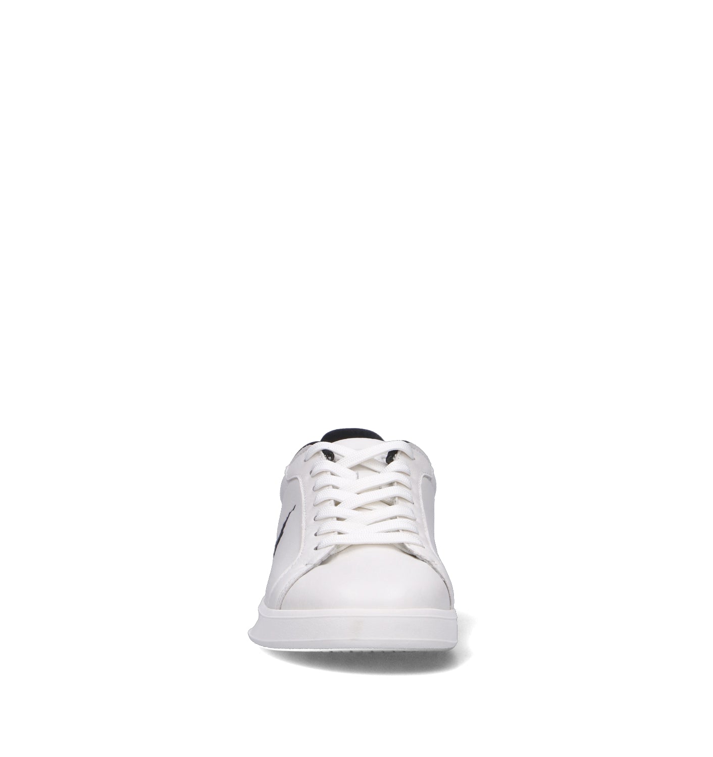 POLO RALPH LAUREN Sneaker donna bianca/nera in pelle