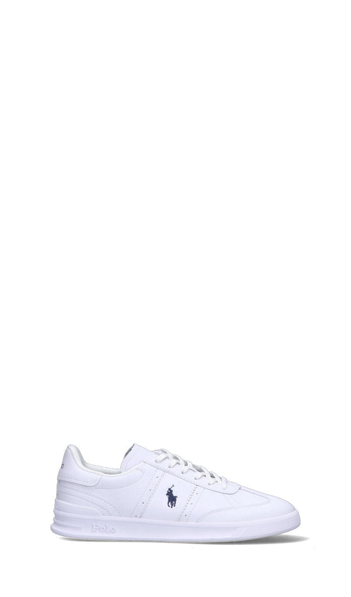 POLO SPORT Sneaker uomo bianca in pelle