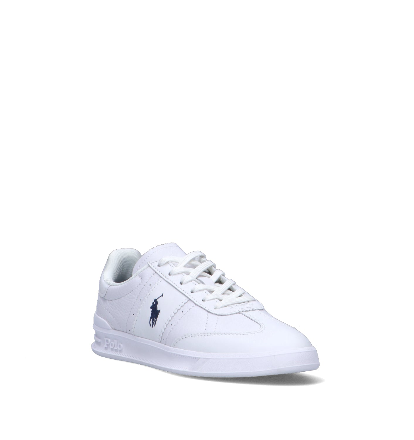 RALPH LAUREN Sneaker donna bianca in pelle
