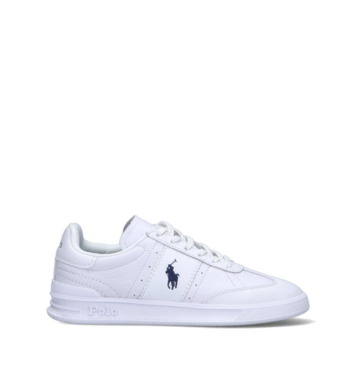 RALPH LAUREN Sneaker donna bianca in pelle