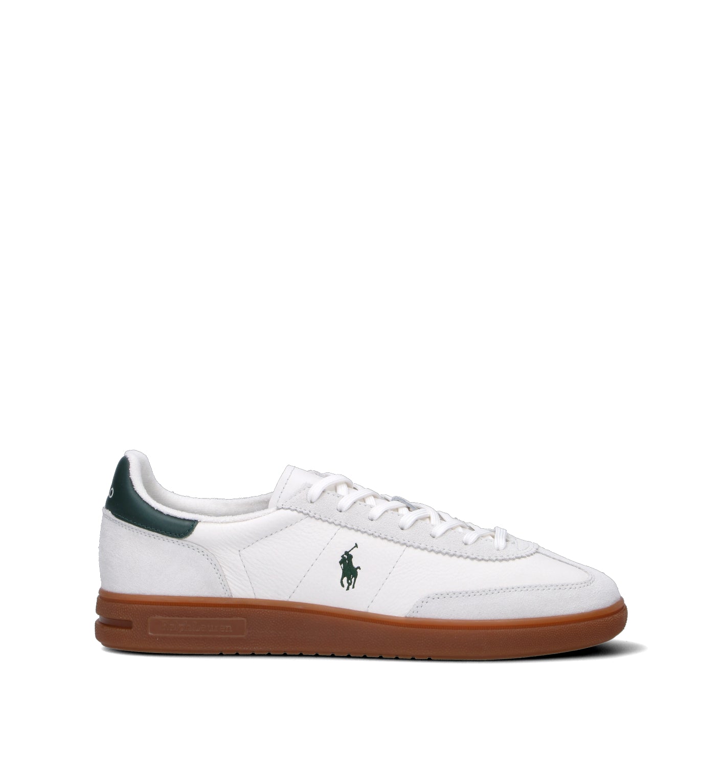 POLO SPORT Sneaker uomo bianca in pelle