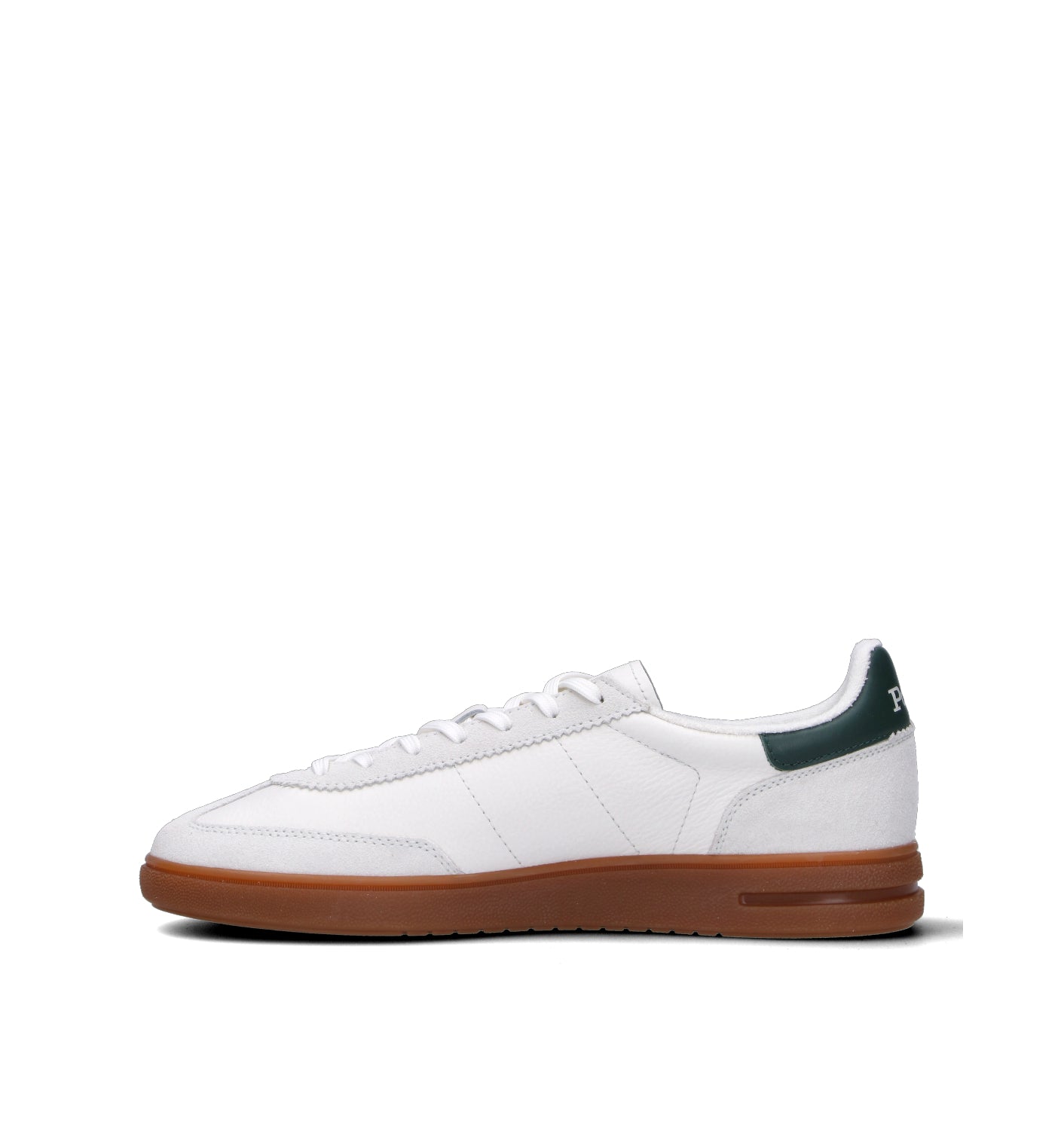 POLO SPORT Sneaker uomo bianca in pelle
