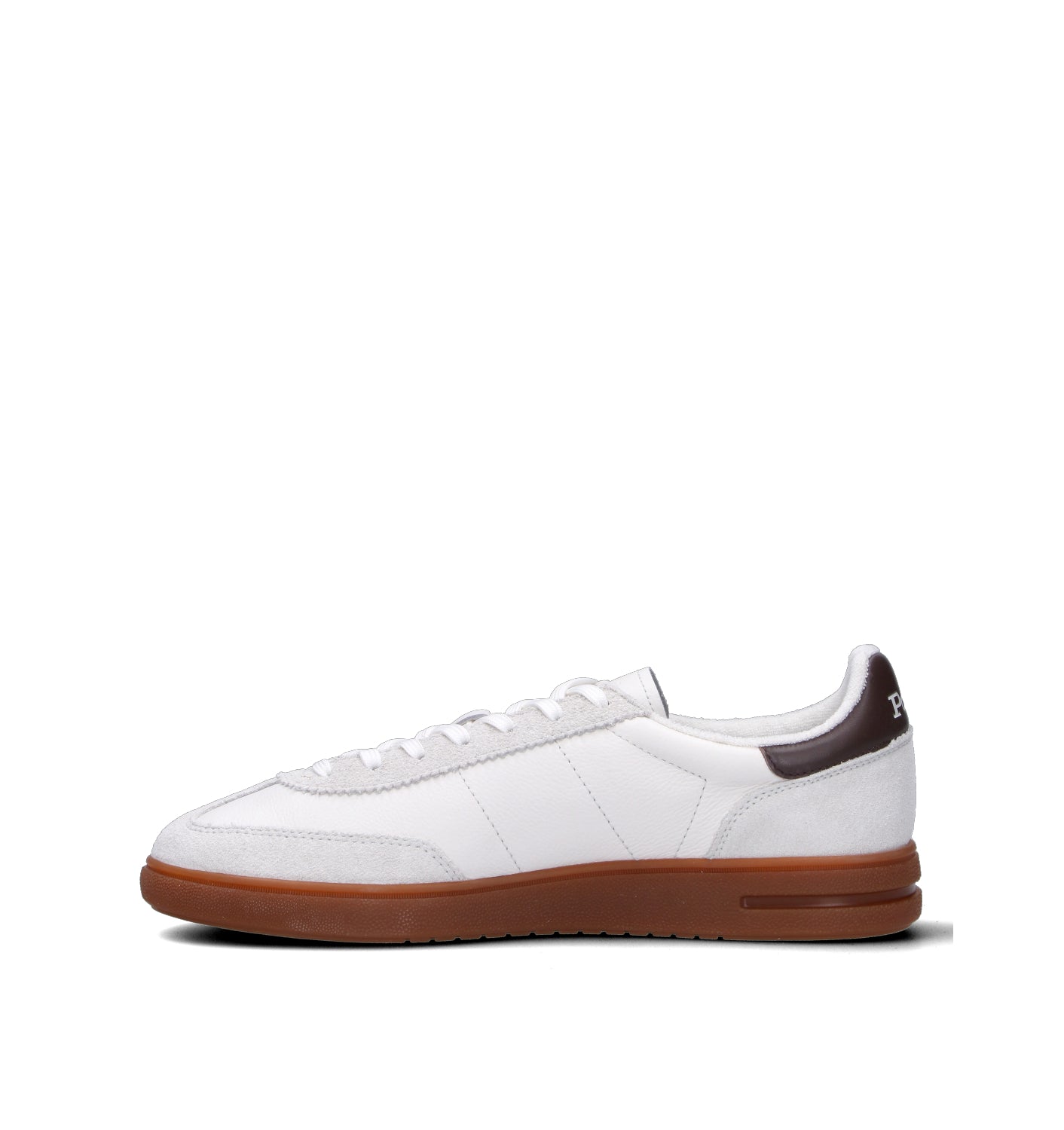POLO SPORT Sneaker donna bianca in pelle.