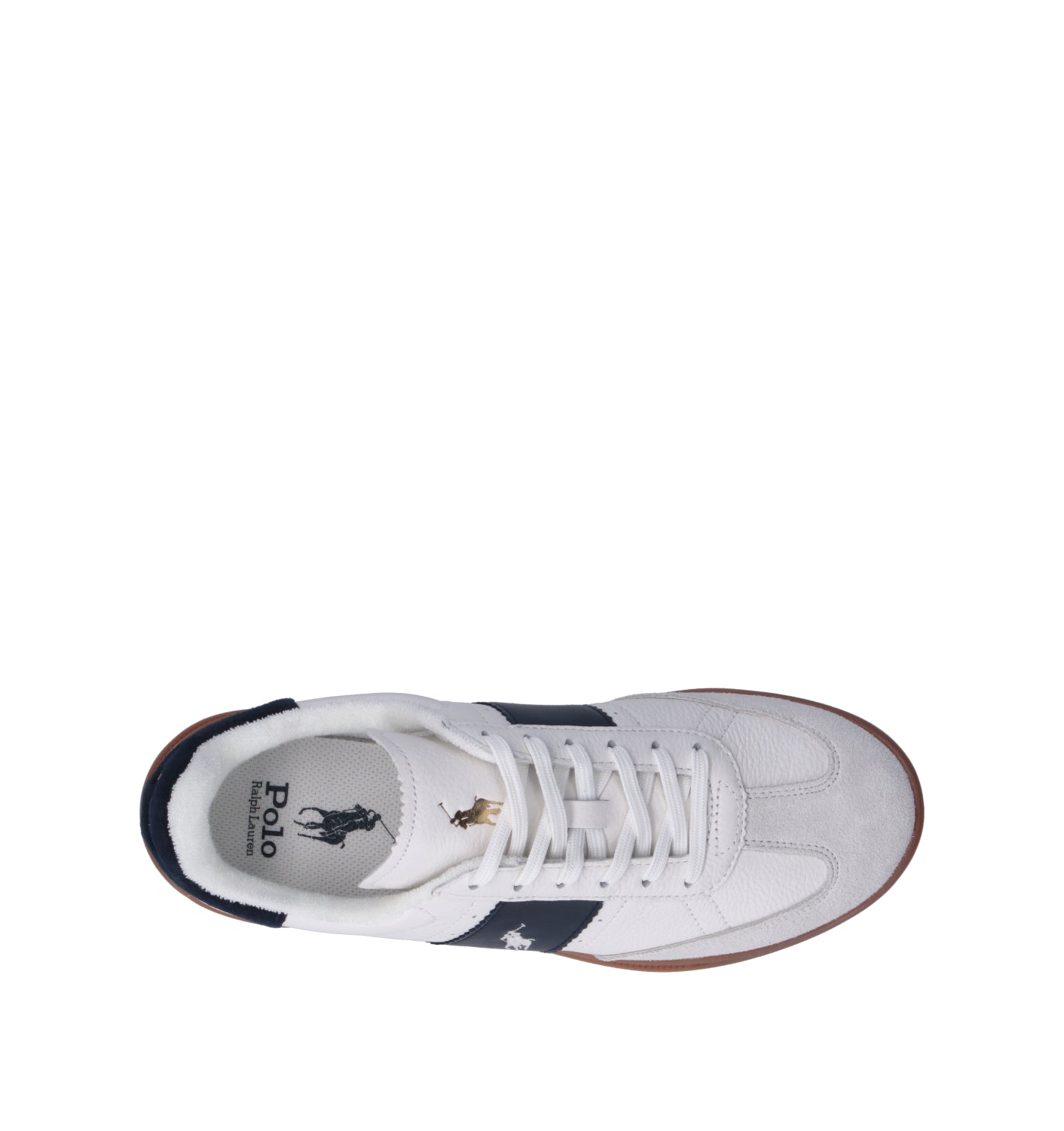 POLO SPORT Sneaker donna bianca in pelle