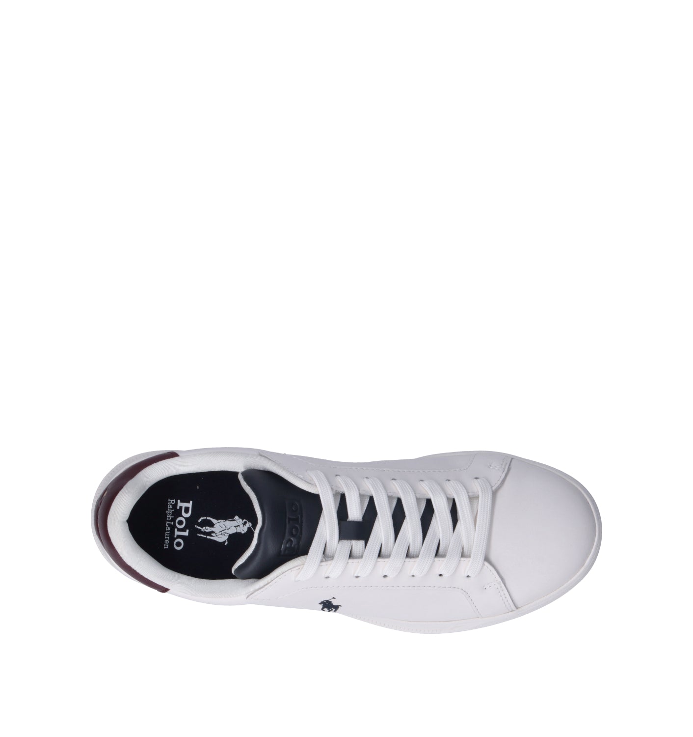 POLO SPORT Sneaker uomo bianca in pelle