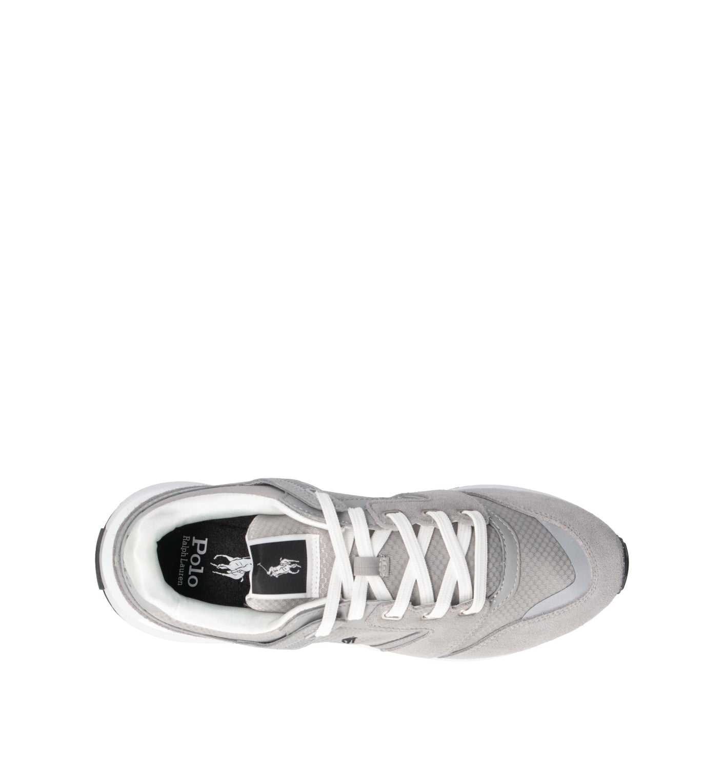 POLO SPORT Sneaker uomo grigia in suede