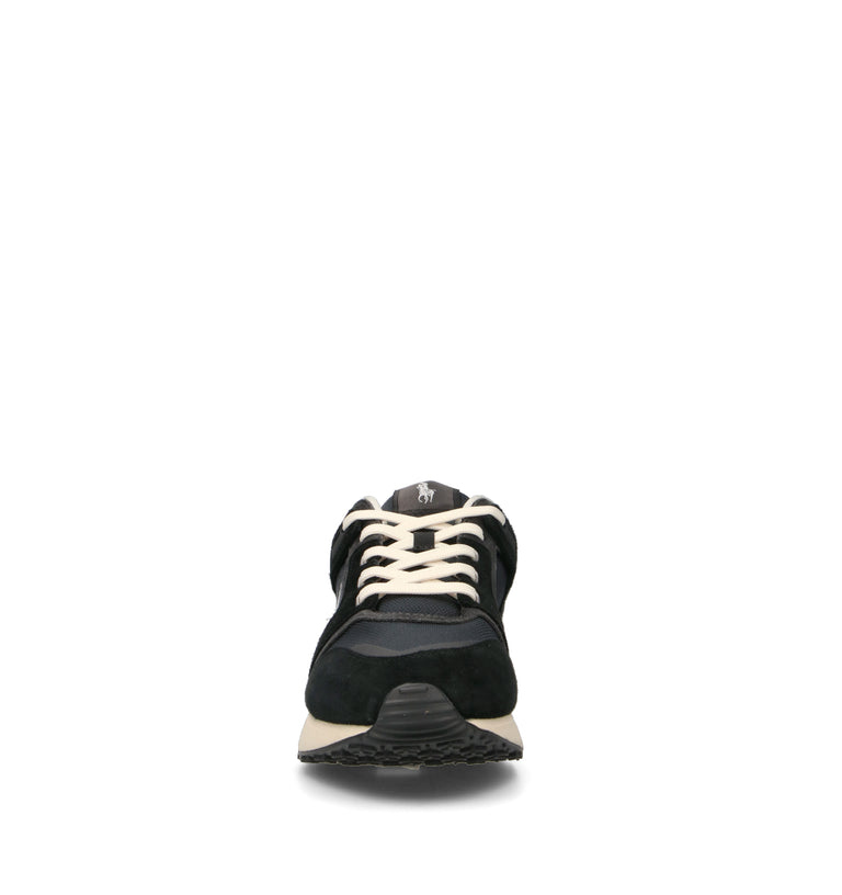 POLO SPORT Sneaker uomo nera in suede
