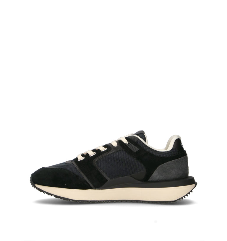 POLO SPORT Sneaker uomo nera in suede