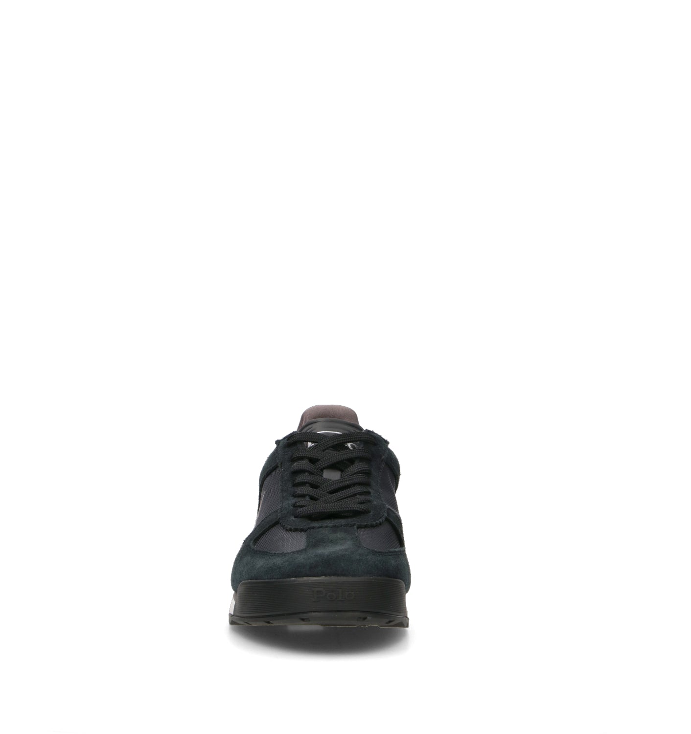 POLO SPORT Sneaker uomo nera in suede