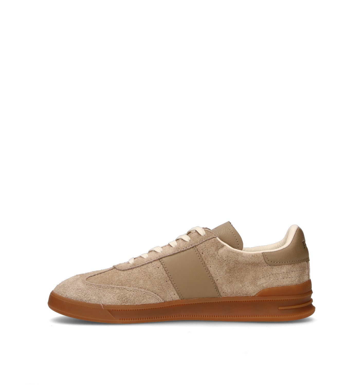 POLO SPORT Sneaker donna marrone in suede