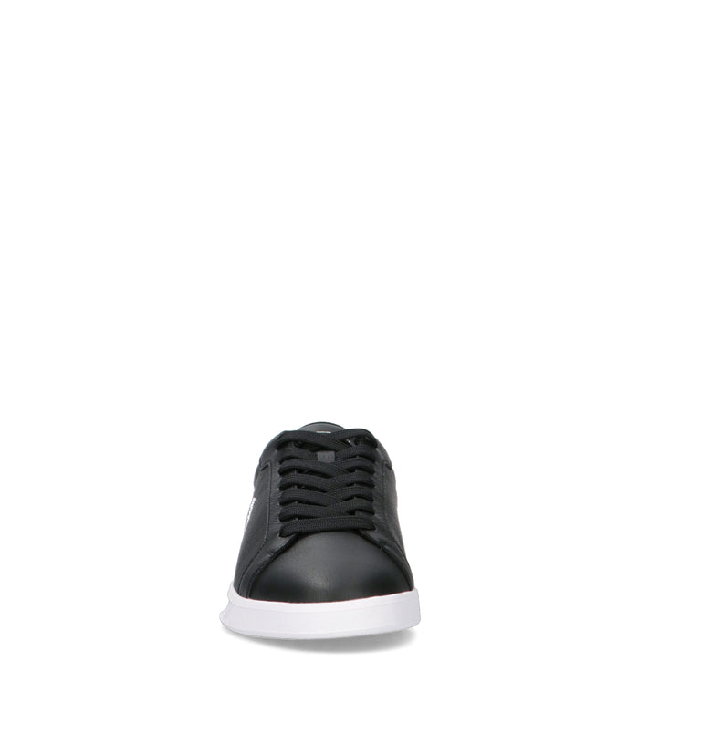 RALPH LAUREN Sneaker donna nera in pelle