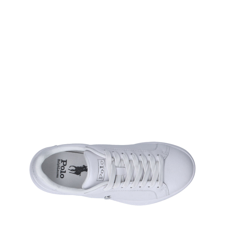 RALPH LAUREN Sneaker donna bianca in pelle