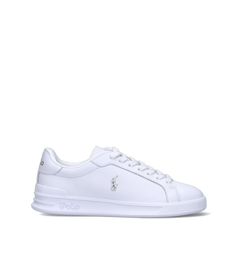 RALPH LAUREN Sneaker donna bianca in pelle