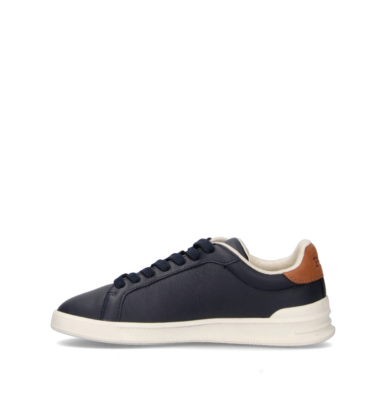 RALPH LAUREN Sneaker donna blu in pelle