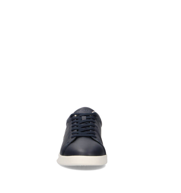 RALPH LAUREN Sneaker uomo blu in pelle