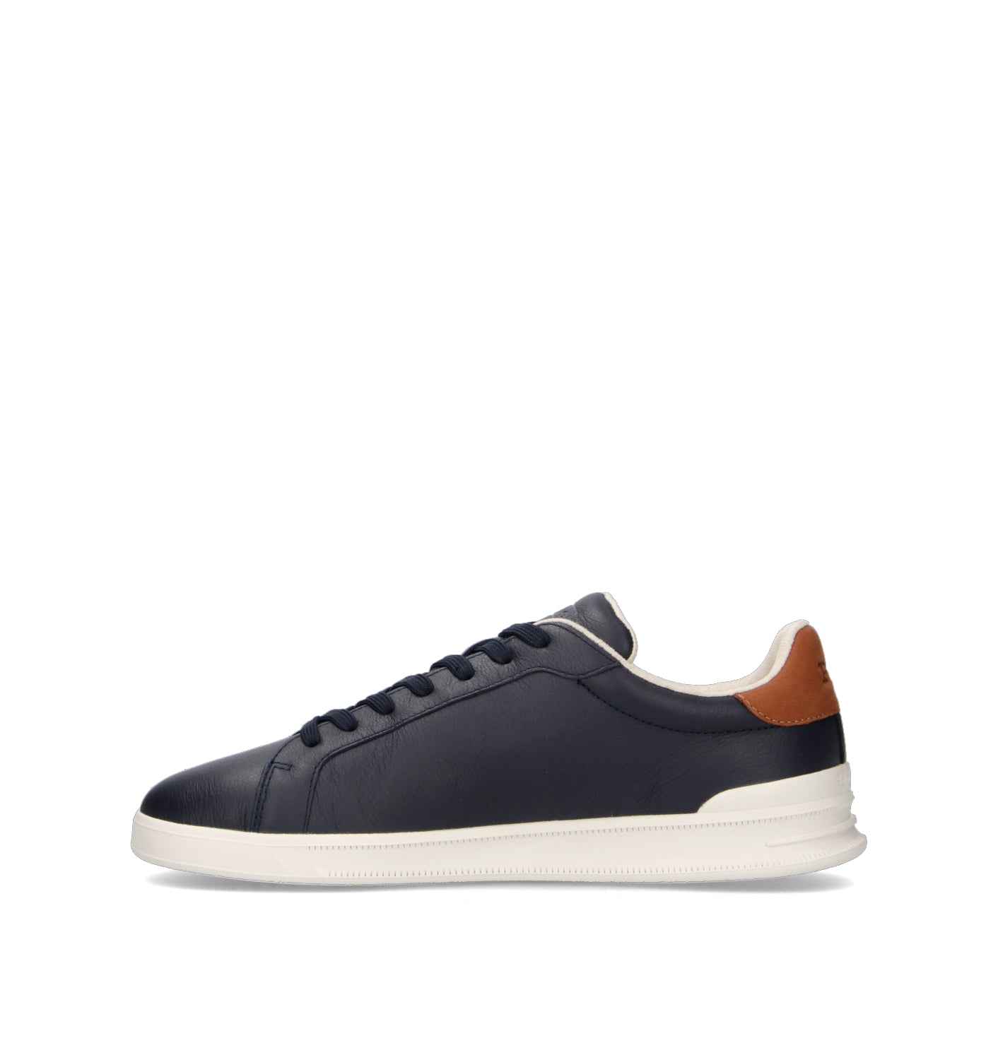 RALPH LAUREN Sneaker uomo blu in pelle