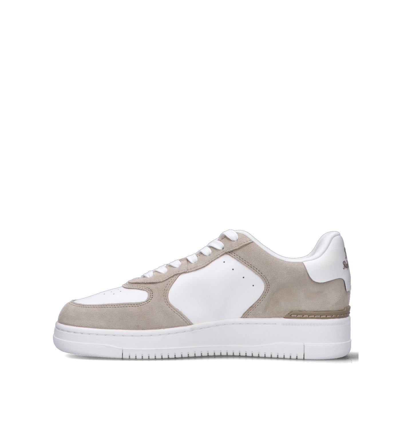 RALPH LAUREN Sneaker uomo bianca in pelle