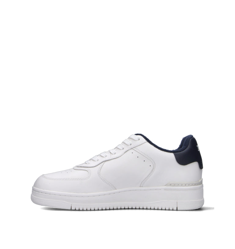 RALPH LAUREN Sneaker uomo bianca in pelle