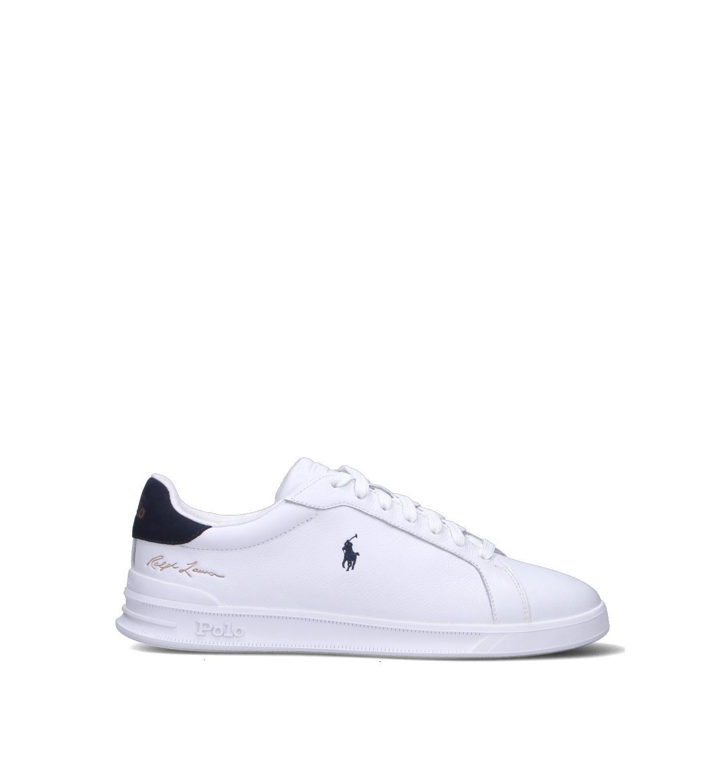 RALPH LAUREN Sneaker donna bianca in pelle