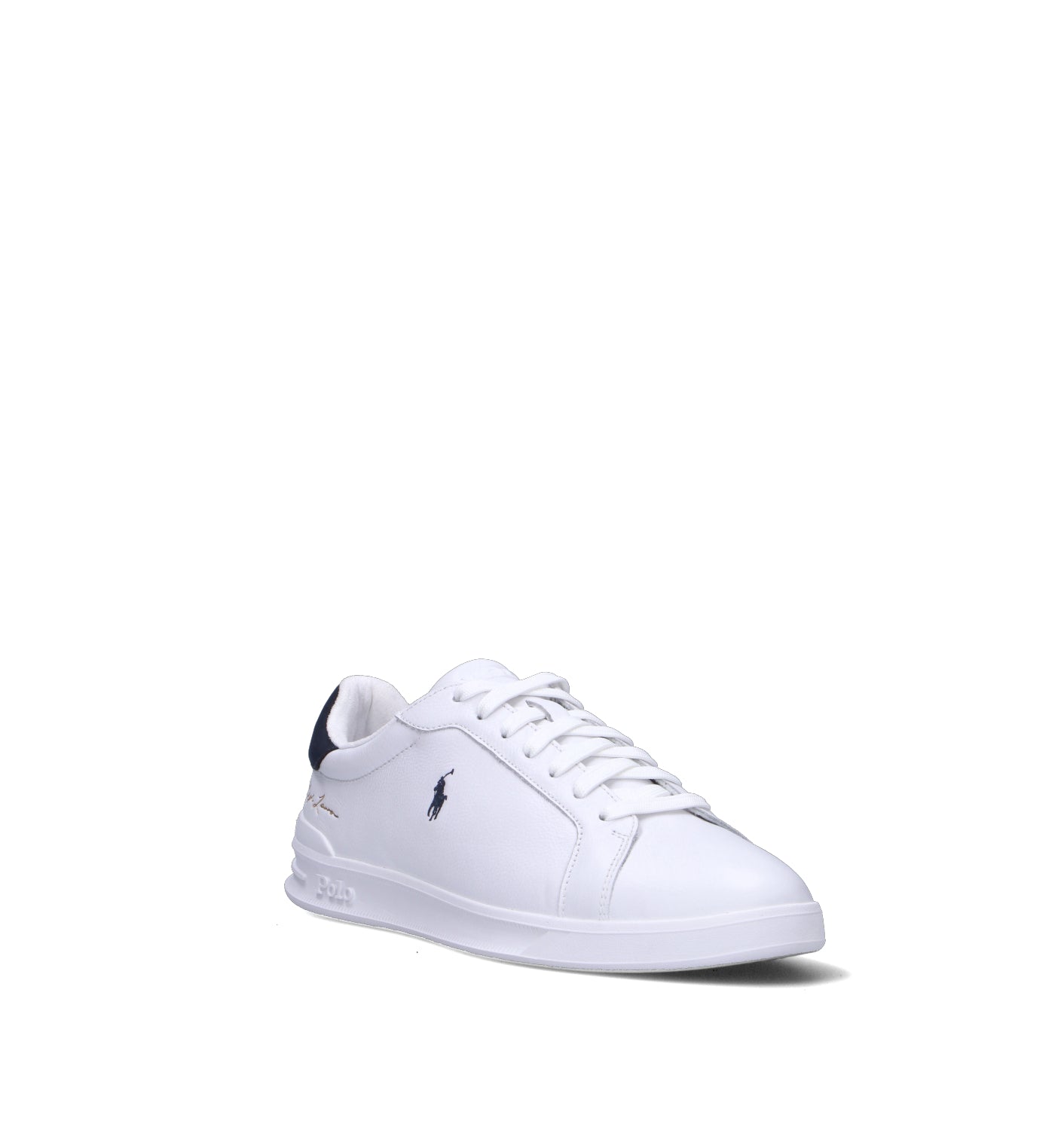 RALPH LAUREN Sneaker donna bianca in pelle