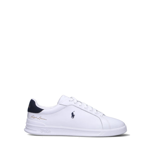 RALPH LAUREN Sneaker donna bianca in pelle