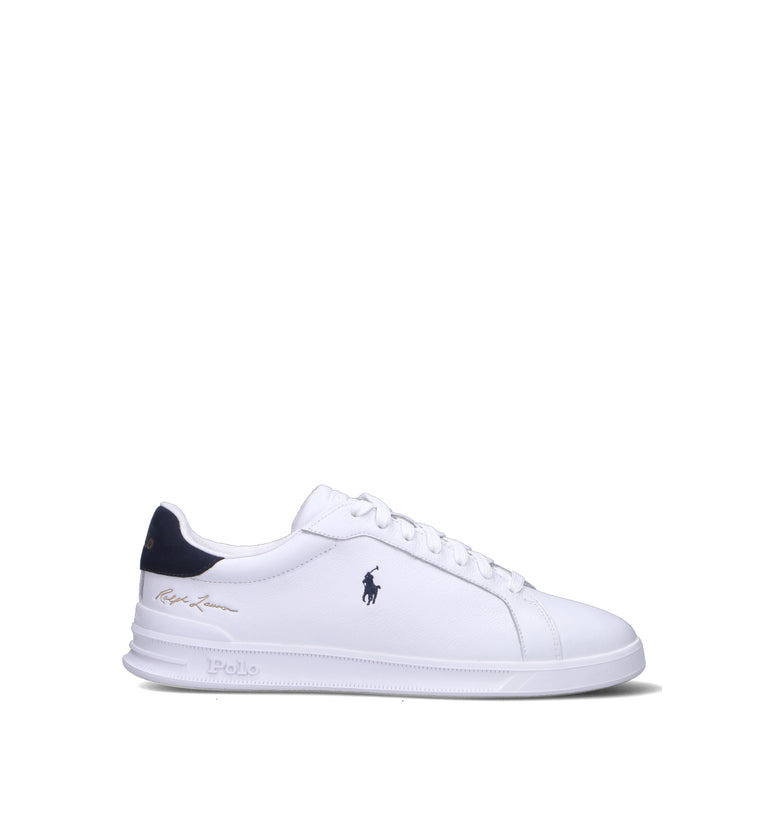 RALPH LAUREN Sneaker donna bianca in pelle
