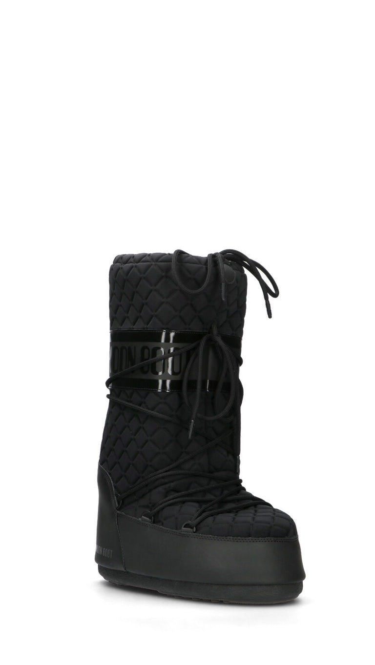 MOON BOOT - MB ICON QUILT Doposci uomo nero