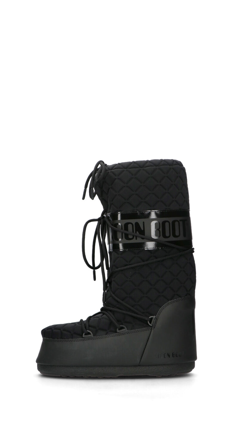MOON BOOT - MB ICON QUILT Doposci uomo nero