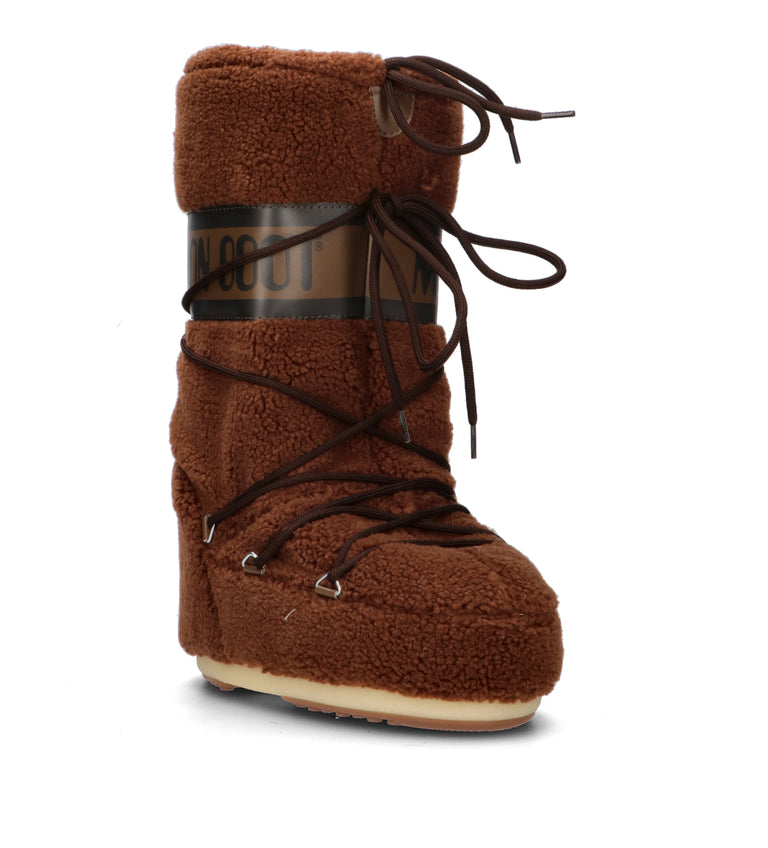 MOON BOOT ICON FLEECE Doposci donna marrone