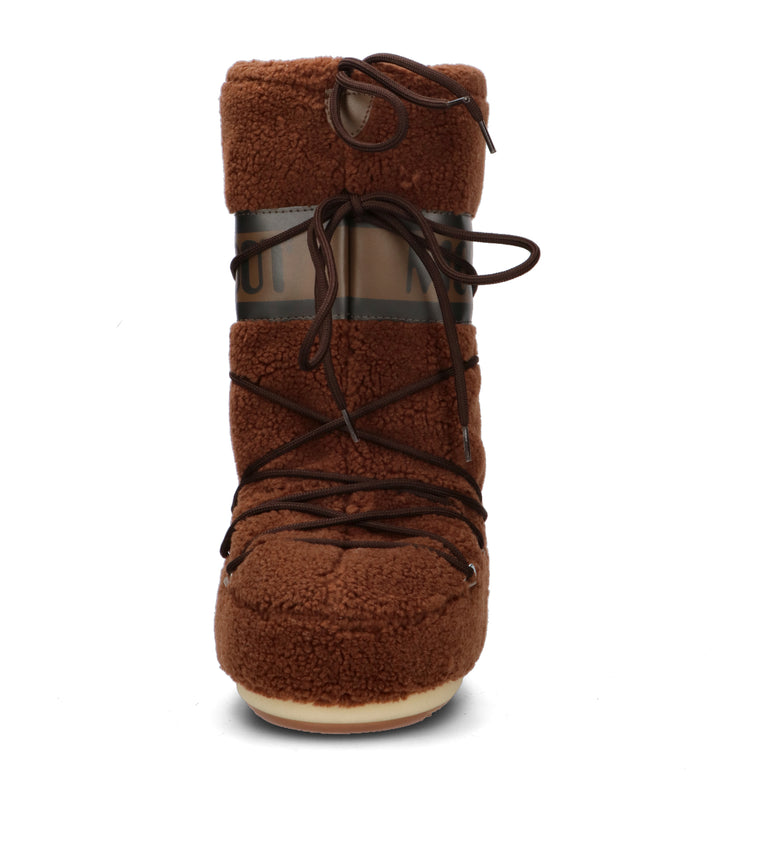 MOON BOOT ICON FLEECE Doposci donna marrone