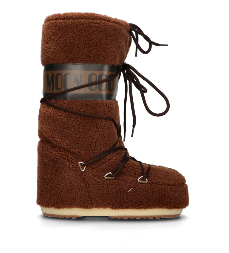 MOON BOOT ICON FLEECE Doposci donna marrone