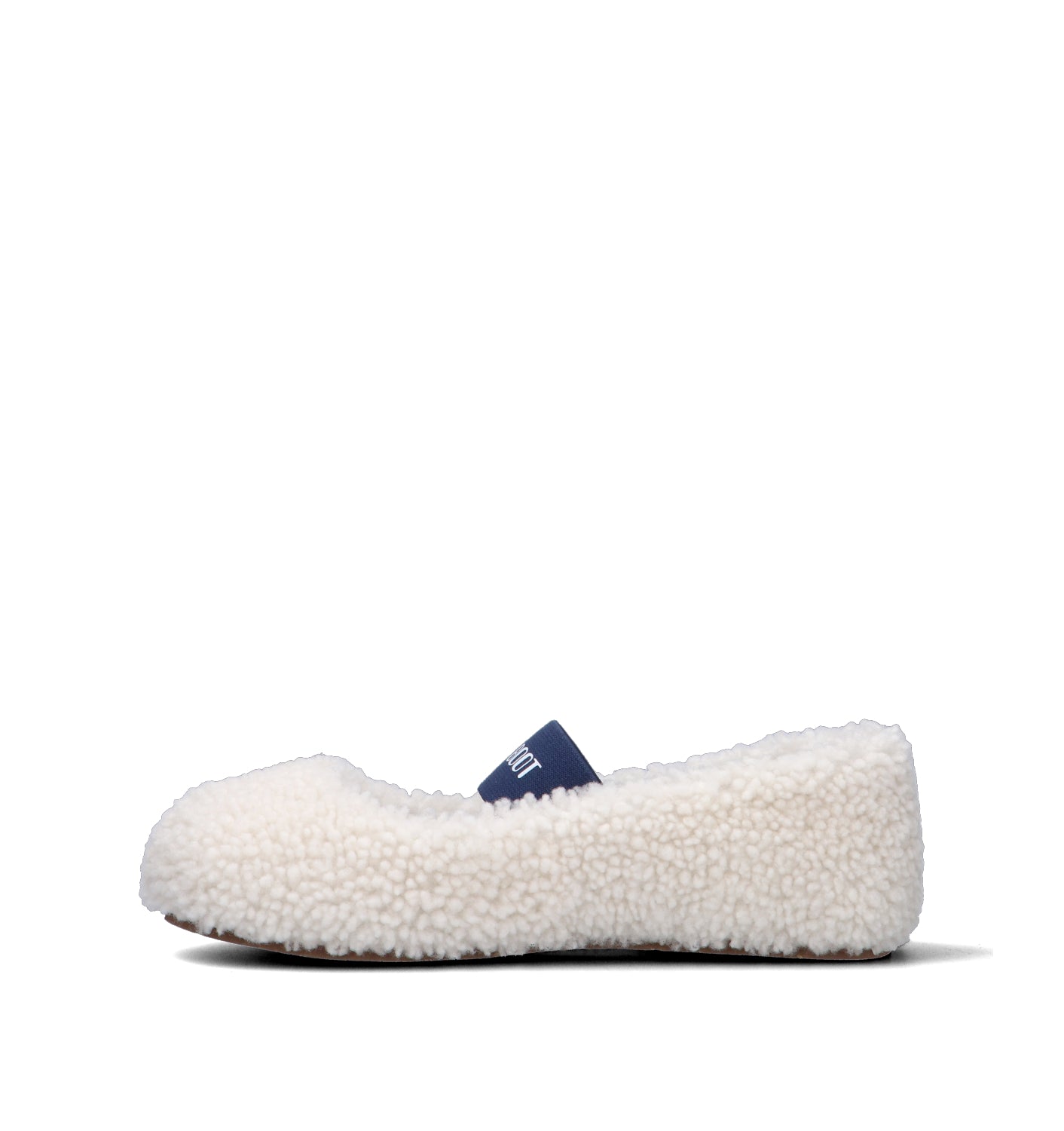MOON BOOT SHEARLING BALLERINA Ballerina donna bianca in pelliccia