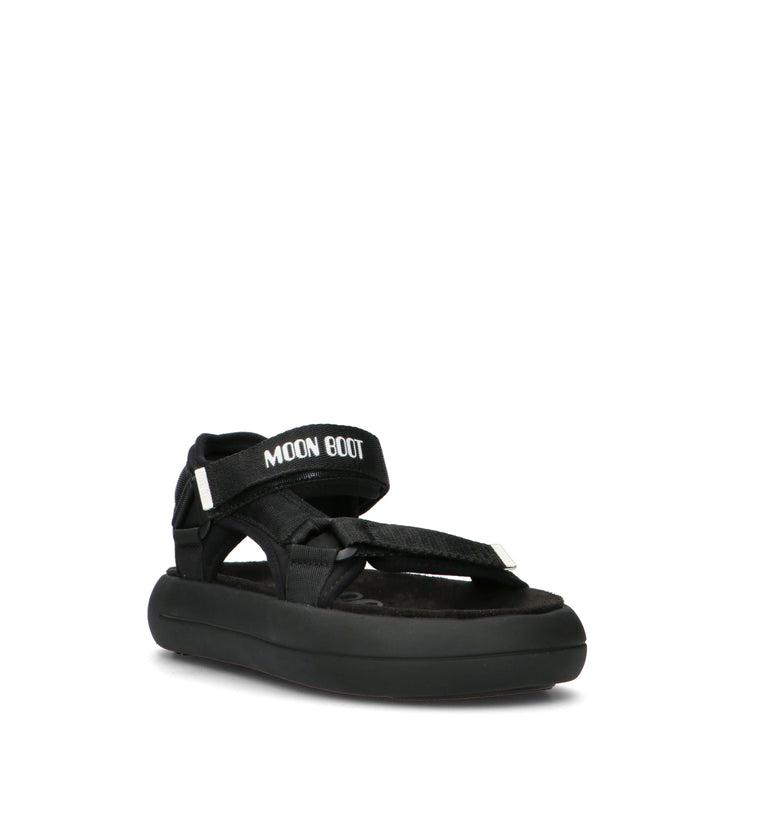 MOON BOOT SUPER SANDAL Sandalo donna nero