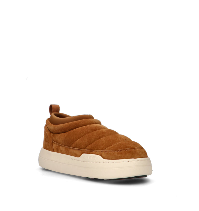 MOON BOOT PARK SOFT SUEDE Sneaker uomo marrone in suede
