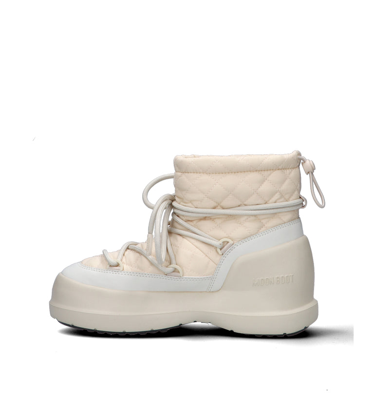 MOON BOOT MEZZALUNA QUILTED MID WP Doposci donna bianco