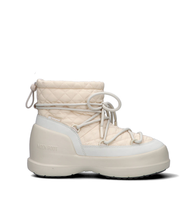 MOON BOOT MEZZALUNA QUILTED MID WP Doposci donna bianco