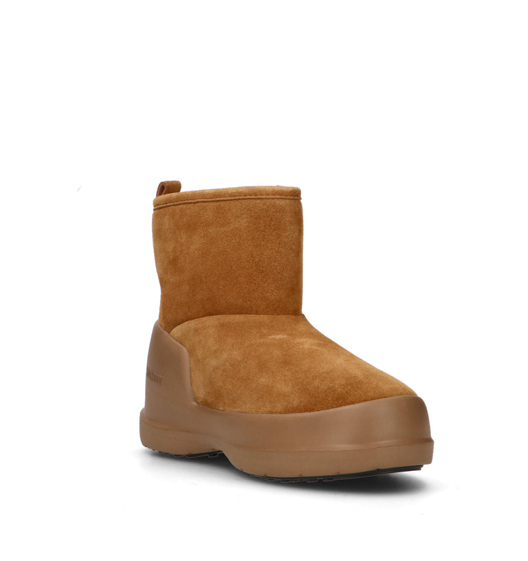 MOON BOOT MEZZALUNA MID BOOT Stivaletto pelo donna marrone in suede