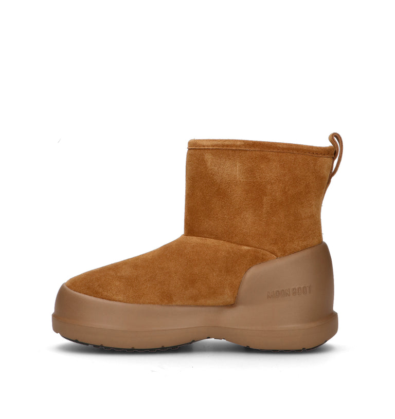 MOON BOOT MEZZALUNA MID BOOT Stivaletto pelo donna marrone in suede