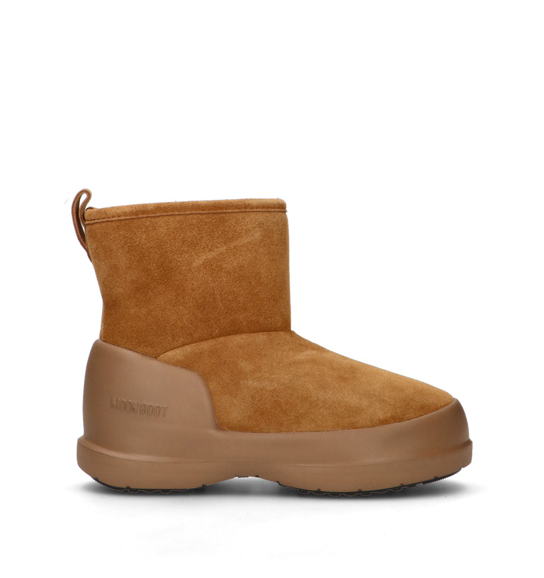 MOON BOOT MEZZALUNA MID BOOT Stivaletto pelo donna marrone in suede