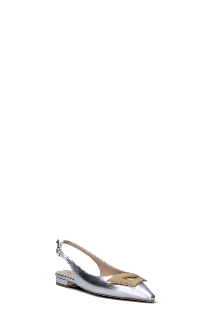 FRAU Slingback donna argento